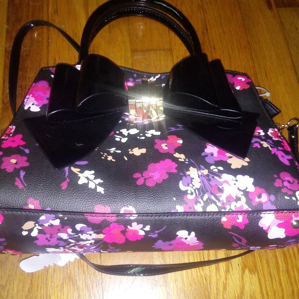 Betsey Johnson Floral Bow Bag